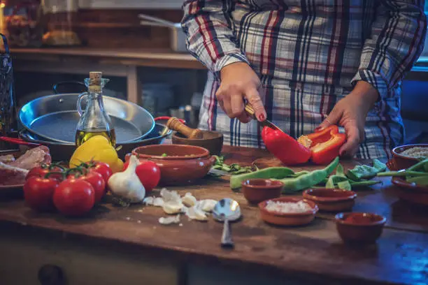 La preparación de los pimientos es muy importante para su posterior cocción al horno