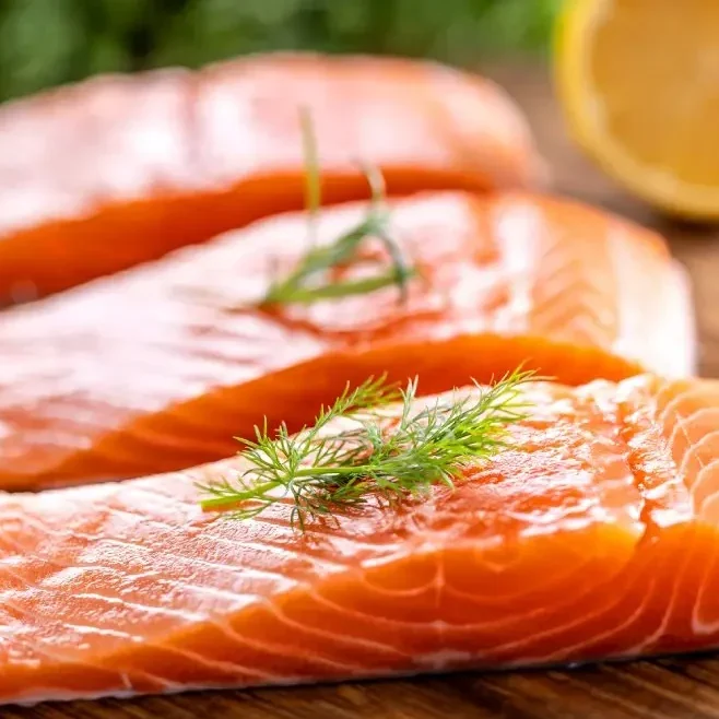 Deliciosa y saludable carne de salmón