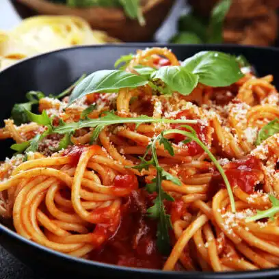 La boloñesa vegana es apta para disfrutar con cualquier pasta